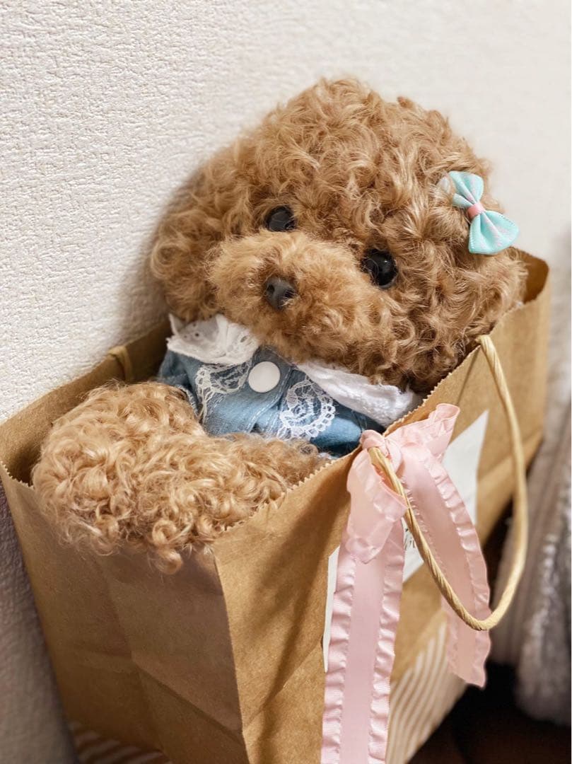 ぽぽみさん　ぬいぐるみ　トイプードル アートドール 作家 ハンドメイド ぽぽみの販売中作品一覧 | ハンドメイド通販・販売のCreema