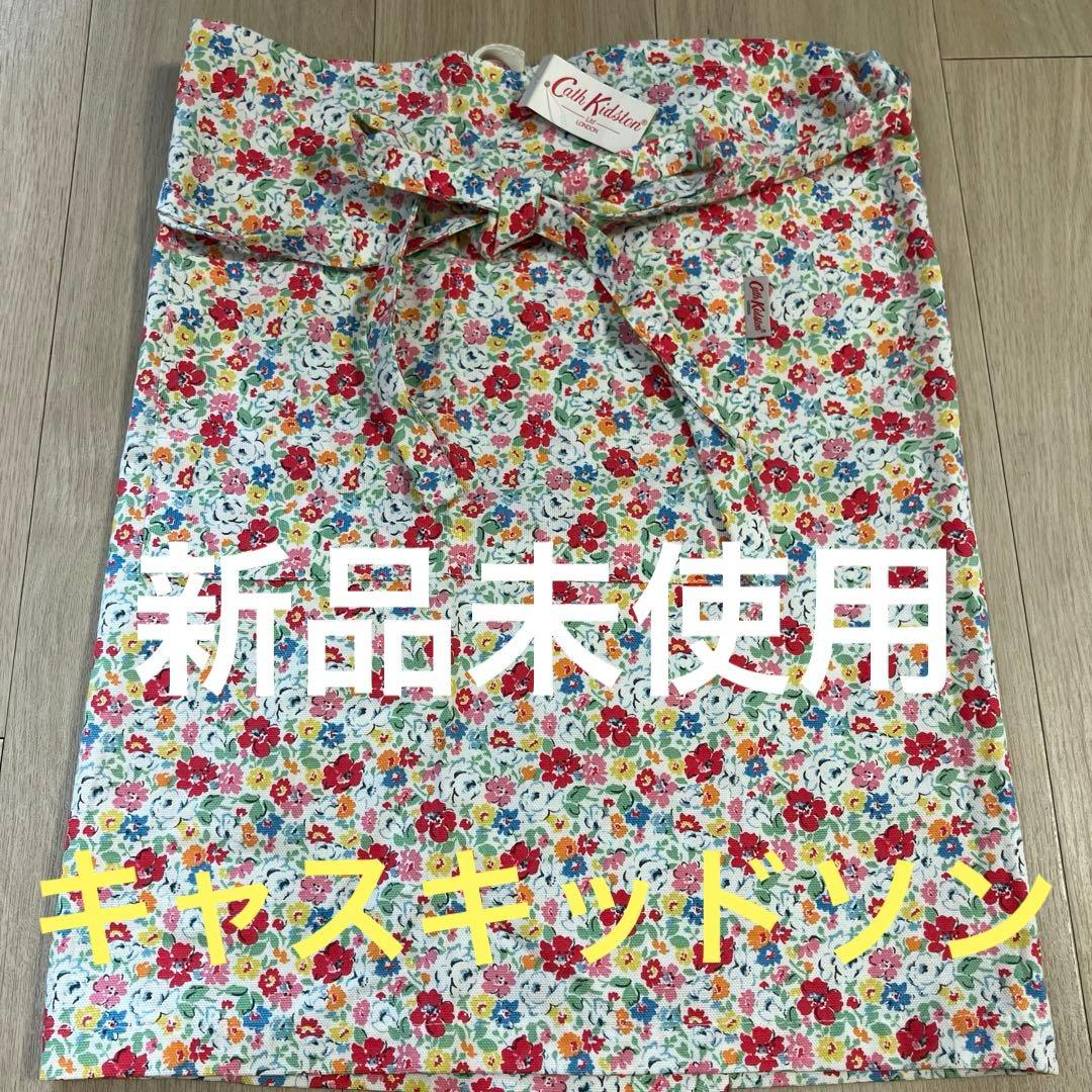新品未使用 Cath Kidston 花柄エプロン キャスキッドソン タグ付き