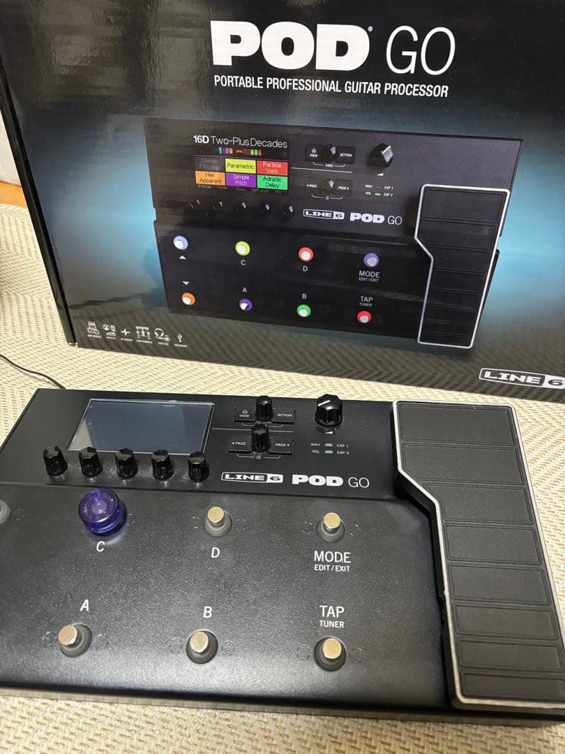 LINE 6 POD GO ギターエフェクター Line6 POD Go（ライン6）マルチエフェクター ｜イケベ楽器店オンライン