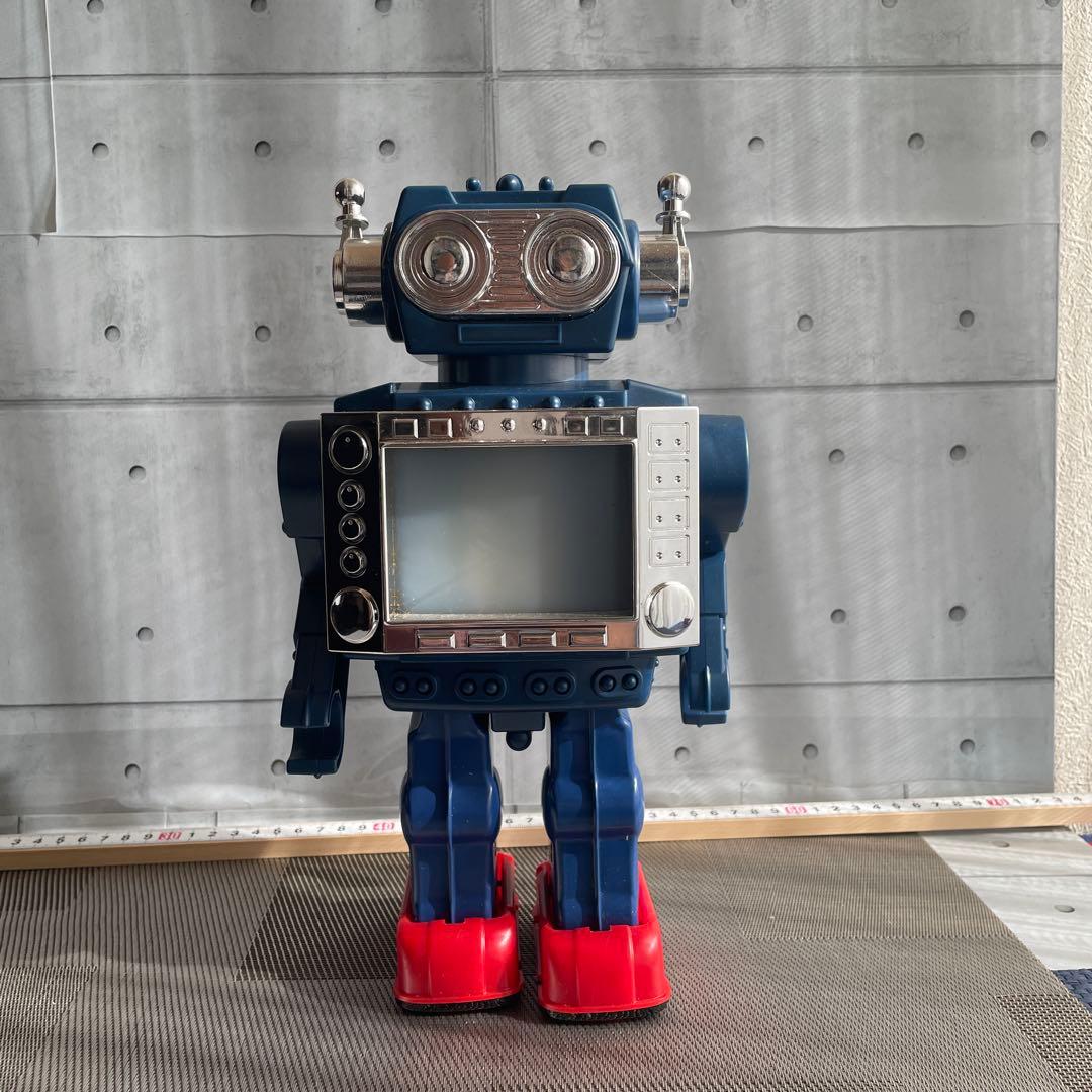 ニューテレビロボット ST 新品保管品　純正箱付き 1970s 堀川玩具製ニューテレビロボット | ブリキのおもちゃ