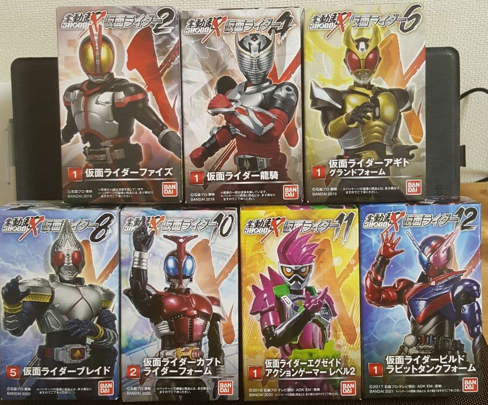 SHODO-X 仮面ライダー1～12『平成ライダー基本フォームセット』 FIG](BOX)(食玩)SHODO-X 仮面ライダー12 仮面ライダービルド 可動