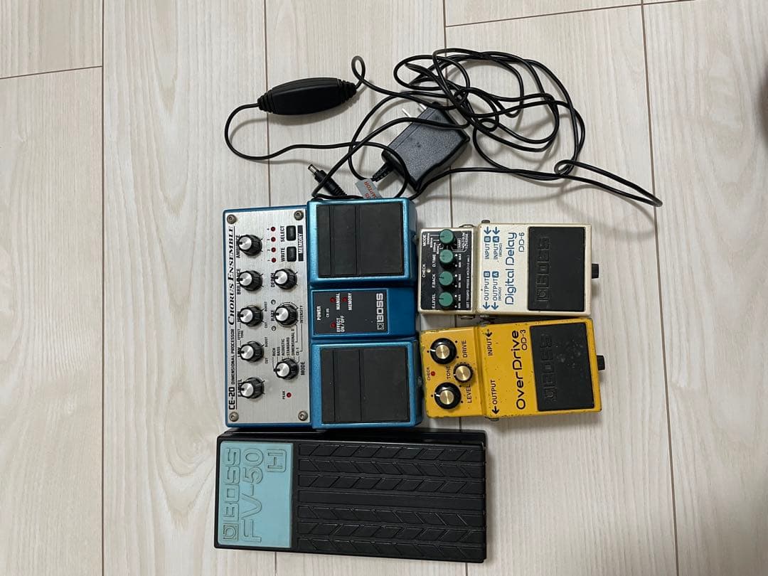 BOSS CE-20 FV-50H OD-3 DD-6ギターエフェクターセット BOSS CE-20 FV-50H OD-3 DD-6ギターエフェクターセット