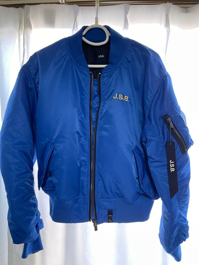 三代目JSB 10th Anniversary受注生産品 MA-1「ブルー」 三代目J.S.B. MA-1 10th Anniversaryモデル ブルー - メルカリ
