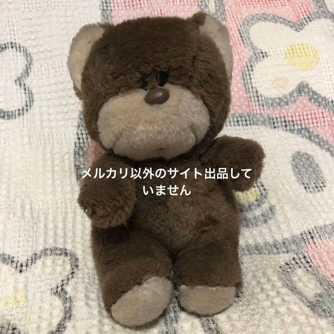 昭和レトロ　ヴィンテージ オオイケ　クマ　ぬいぐるみ　中古品 昭和レトロ MSP MEISEI KIGYO クマ＆ウサギ ぬいぐるみ 中古品 - メルカリ