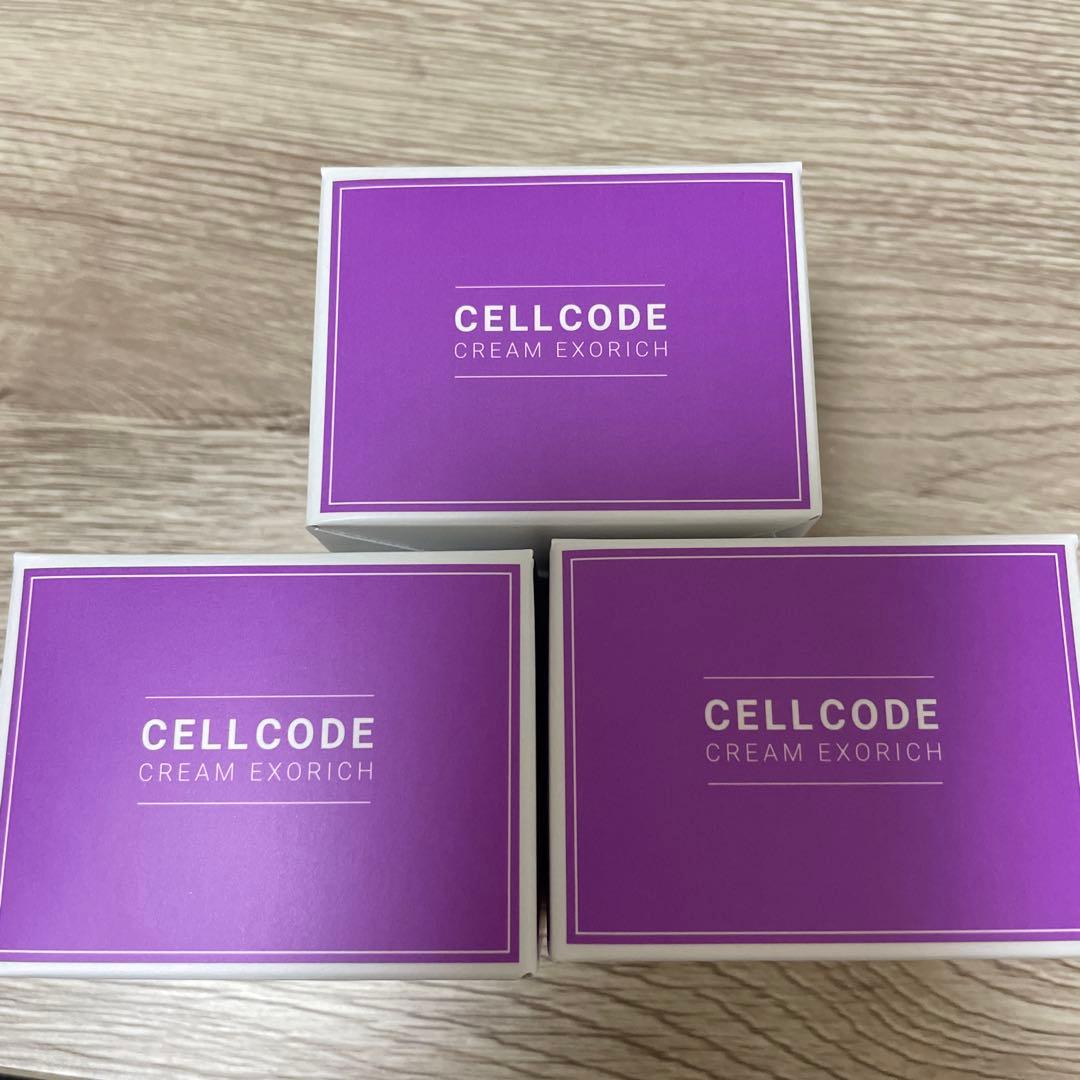 CELLCODE セルコード クリームエクソリッチ45g 3箱 楽天市場】[選べる2タイプ]しっとり/さっぱり｜リピート続出 高保湿