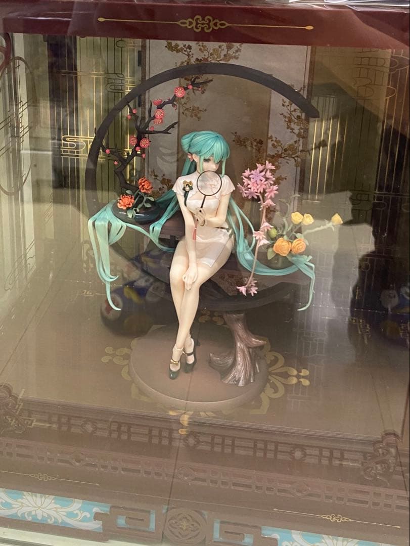Myethos 初音ミク 韶華Ver 専用展示ケースセット 初音ミク 韶華ver フィギュアアクリルケース 紹華ver 専用展示ケース