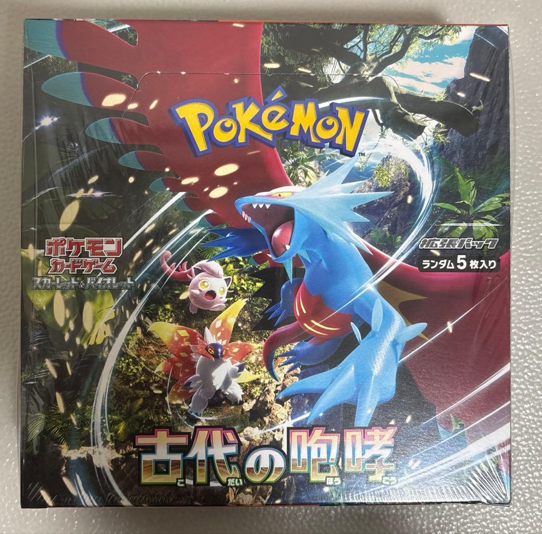 古代の咆哮　新品未開封ボックス 古代の咆哮BOX ポケモンカード 外箱のみ開封｜トレファクONLINE