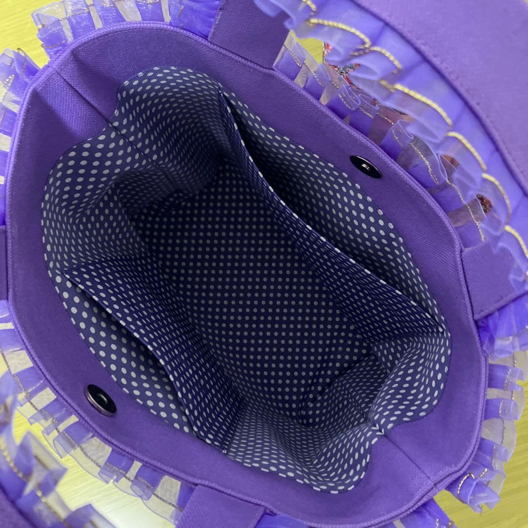 コヤンイサムチョン リバティ インド刺繍リボン 帆布 バック横33縦26