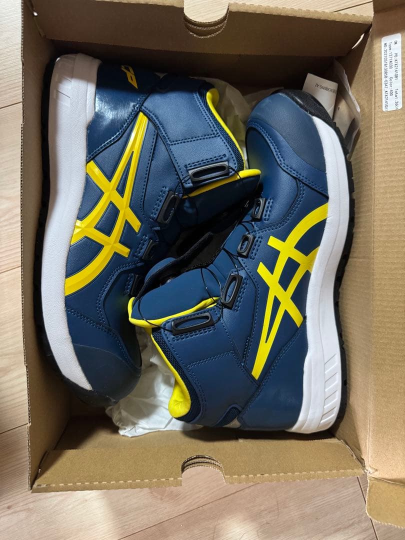アシックス 安全靴 ハイカット 新品未使用 ASICS（アシックス） 安全靴 CP308AC ハイカット ウィンジョブ