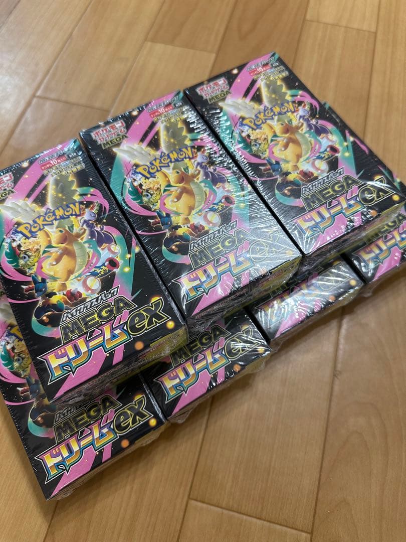 ポケモンカード MEGAドリームex 7BOX シュリンク付き　新品未開封 MEGAドリームex 新品未開封 シュリンク付き BOX ポケモンカード