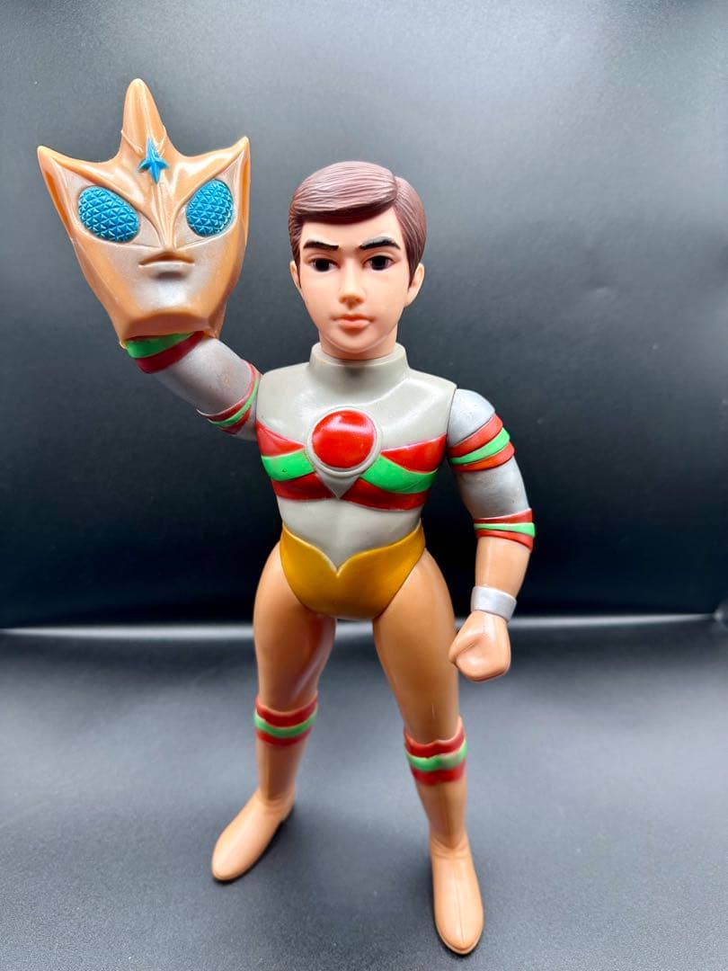 トリプルファイター　30cm ブルマァク　ソフビ　年代物　1970年代 Yahoo!オークション - トリプルファイター SAT女性隊員 ソフビ ブルマ