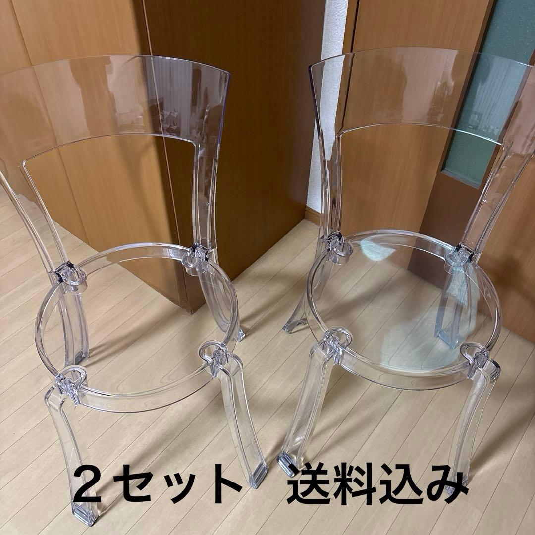 IKEA イケア チェア 透明 TOBIAS chair, clear/chrome plated - IKEA