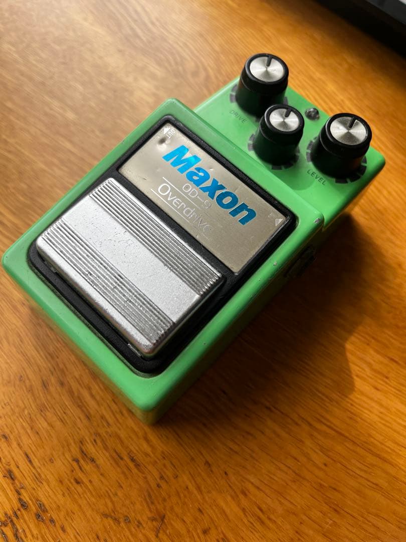 【ジャンク品】Maxon OD-9 (黒ラベル)JRC 2043DDの艶有 Maxon OD-9 Overdrive (Black Label/JRC2043DD)（ビンテージ）【楽器