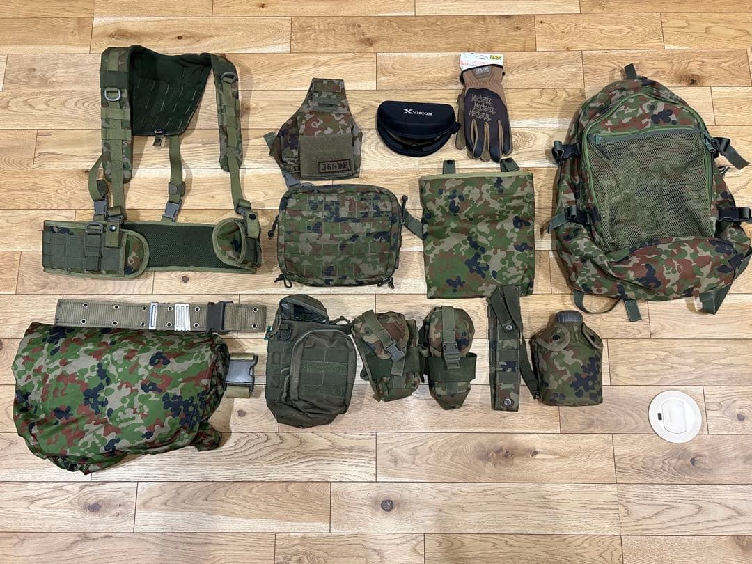 陸上自衛隊個人装具 14点セット 陸上自衛隊の戦闘装着セット