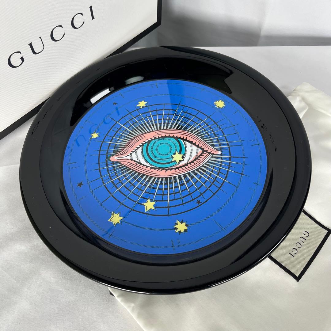 GUCCI アクセサリートレイ STAR Eye Tray 箱付 美品 Star Eye' porcelain box by Gucci | Decorative Objects | FRANKBROS