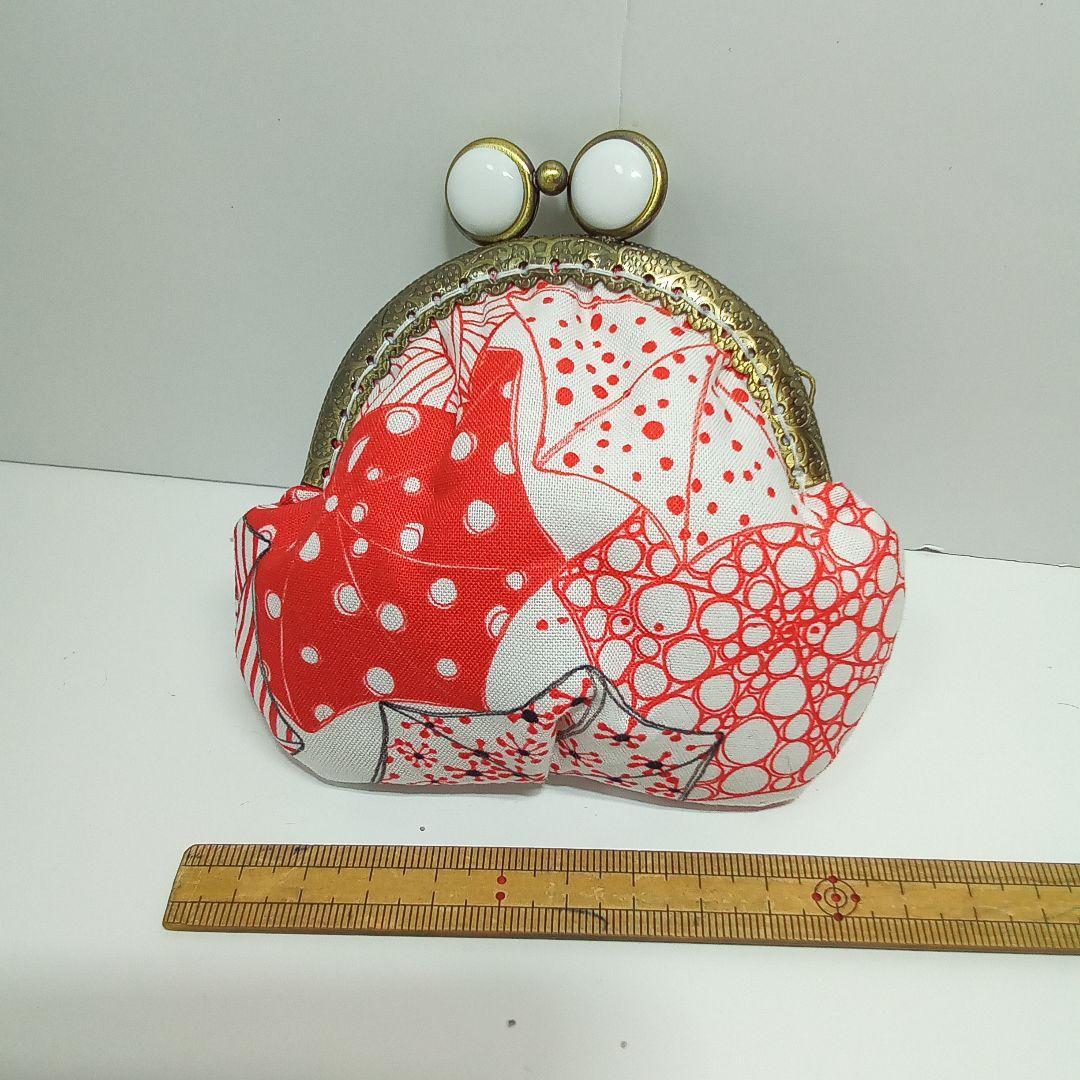 ロラライハリス ハンドメイド がま口ポーチ アルブレラ柄 - メルカリ