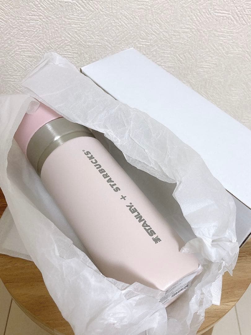 スターバックス スタンレー ステンレスボトル ダスティピンク 473ml