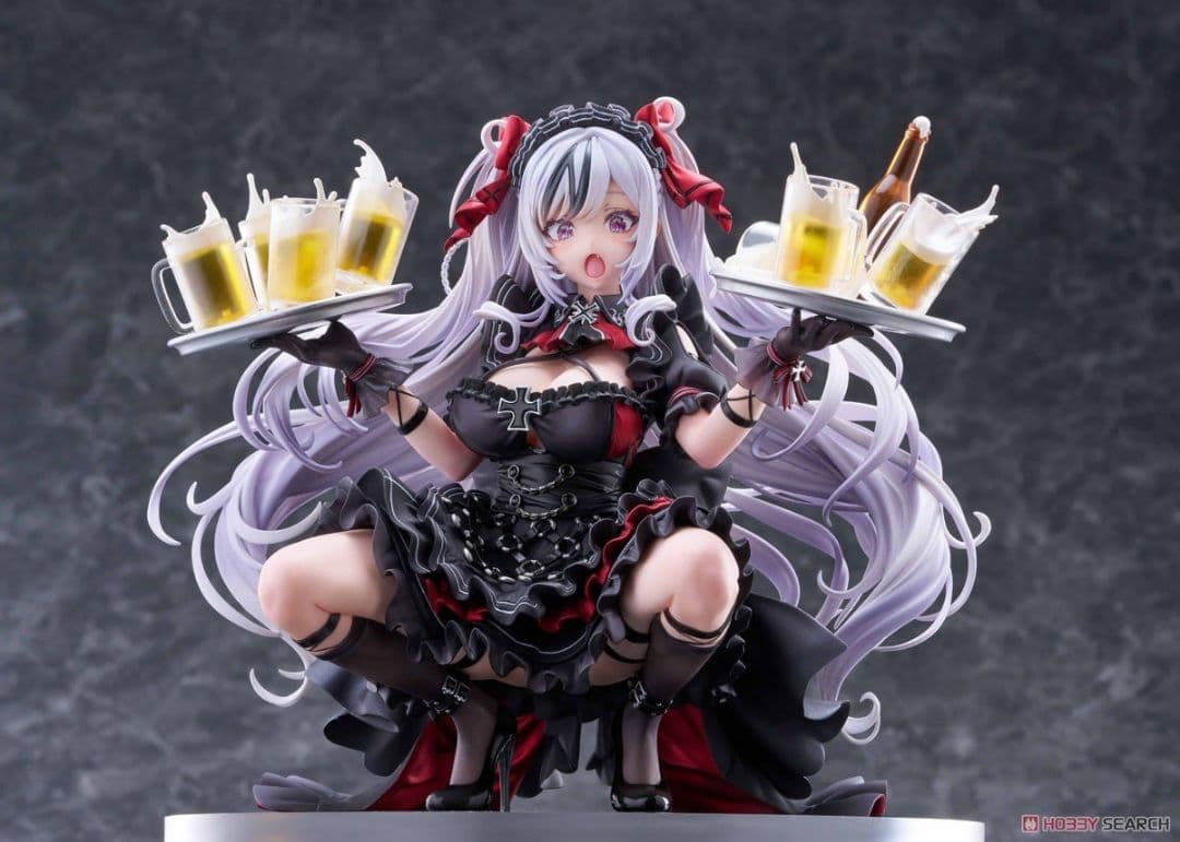 メル45983【あみあみ限定版】アズールレーン エルベ 見せ場訪れず？ アズールレーン』 エルベ 見せ場訪れず？ 1/7 完成品フィギュア