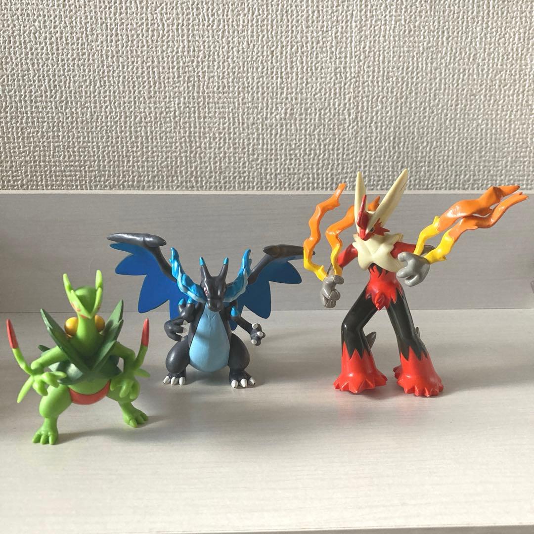 ポケモン ポーズフィギュア メガバシャーモ メガジュカイン メガ