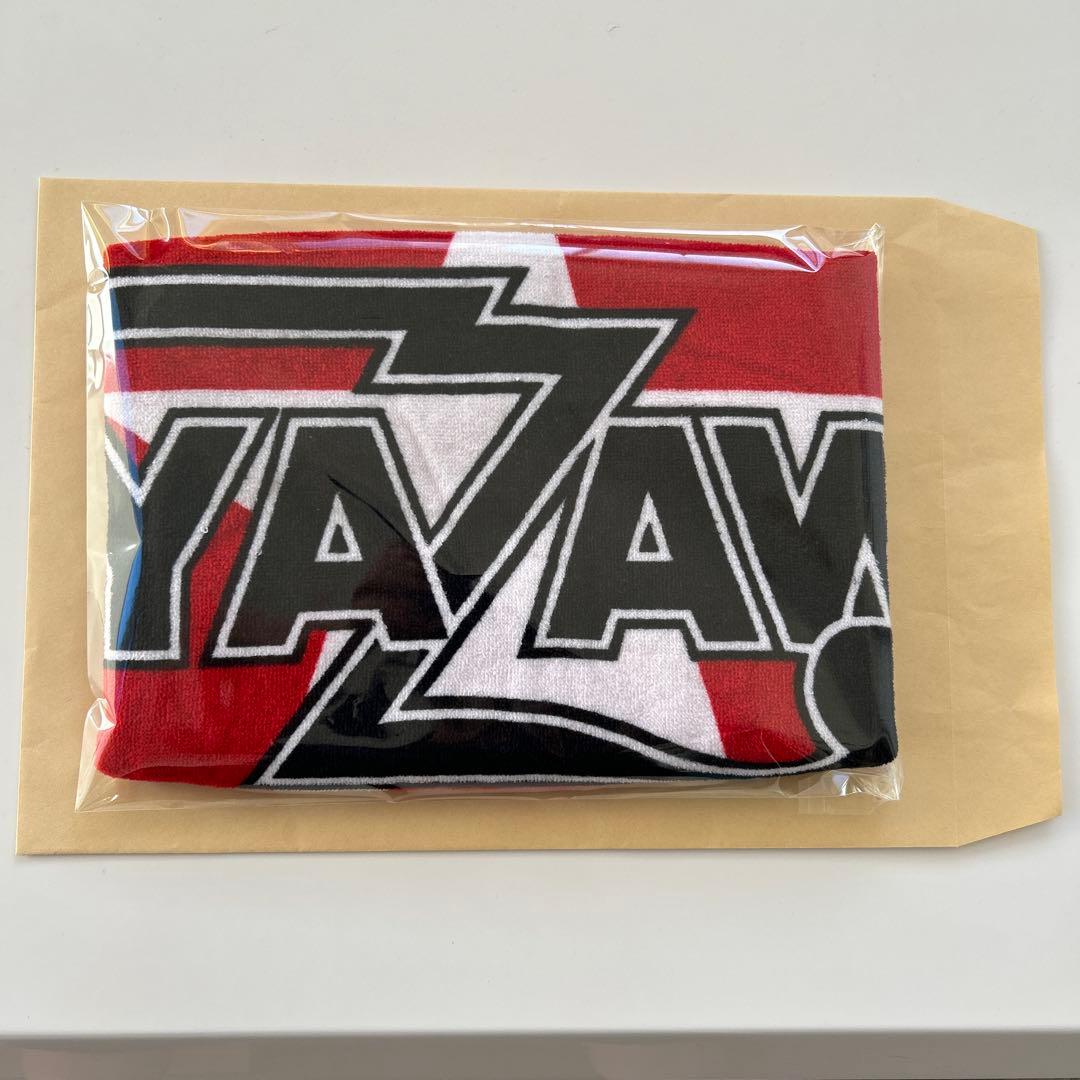 矢沢永吉ジュニアビーチタオル 定番ロゴ☆希少 E.YAZAWA 赤いタオル