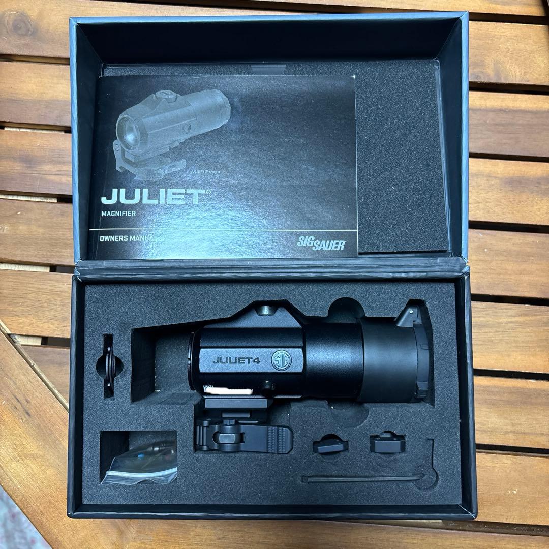 SIG SAUER JULIET4 マグニファイア SIG SAUER ROMEO4H+JULIET4 ダットサイト+マグニファイア 【ブラック
