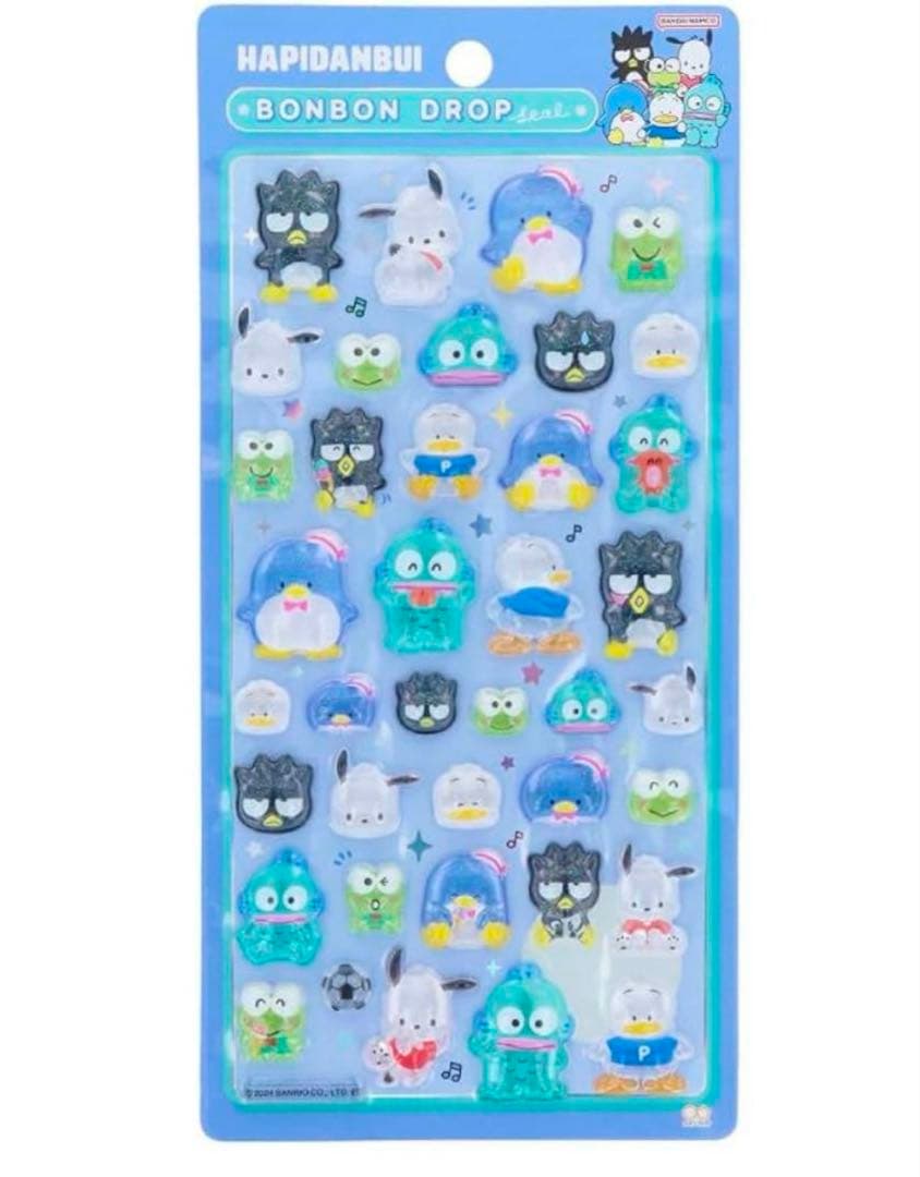ボンボンドロップシール BONBONDROP サンリオ はぴだんぶい ぽちゃっこ