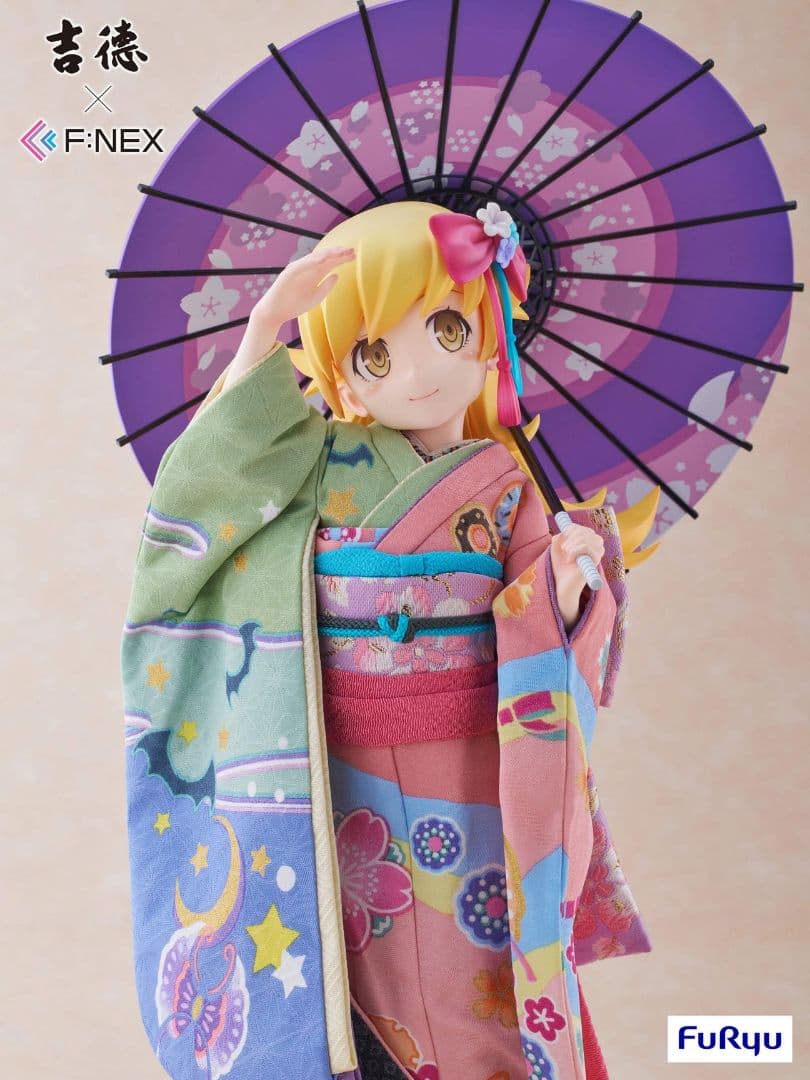 吉徳×F:NEX 忍野忍 -日本人形- 1/4スケールフィギュア