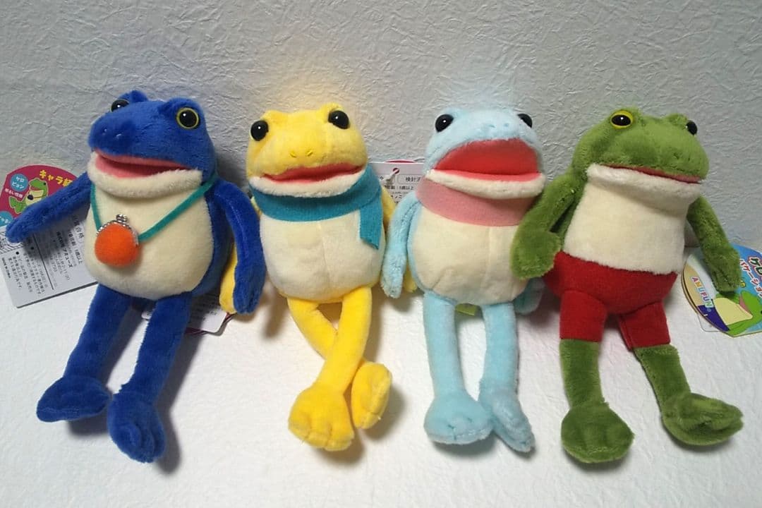 おとぼけケロピョン ぬいぐるみ 4種セット - メルカリ
