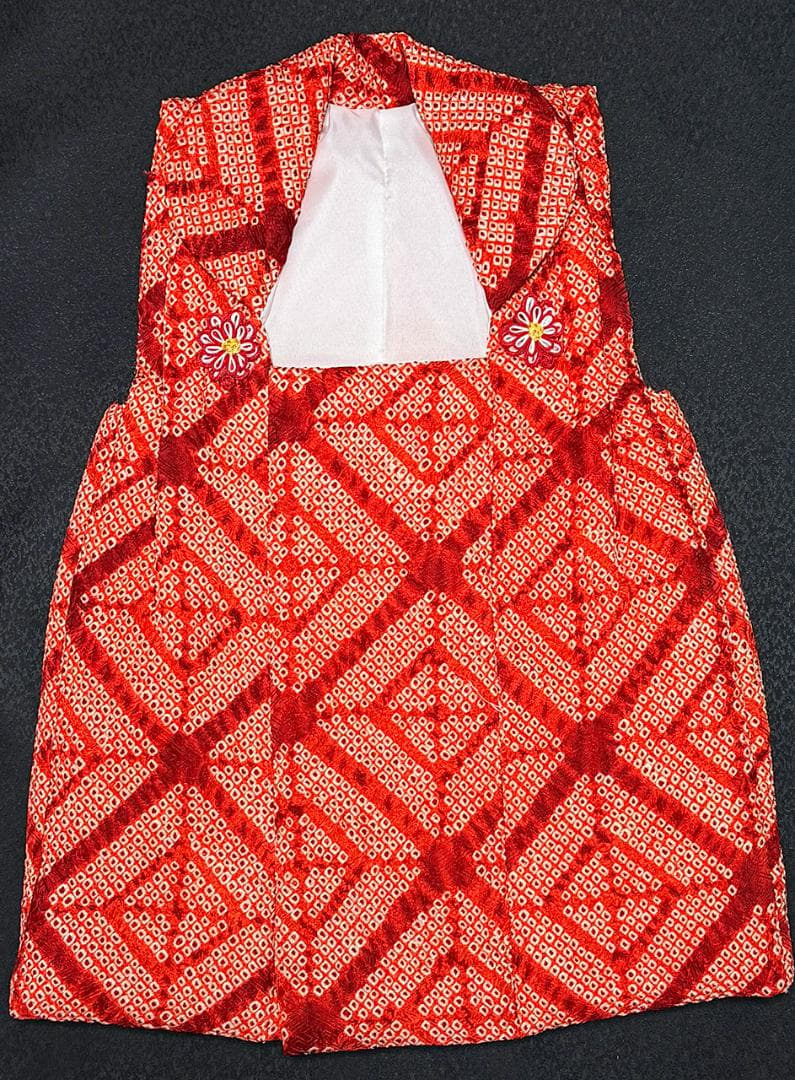 新品 ひな祭り 七五三 3歳用 女児 絞り 被布コート 正絹 - メルカリ