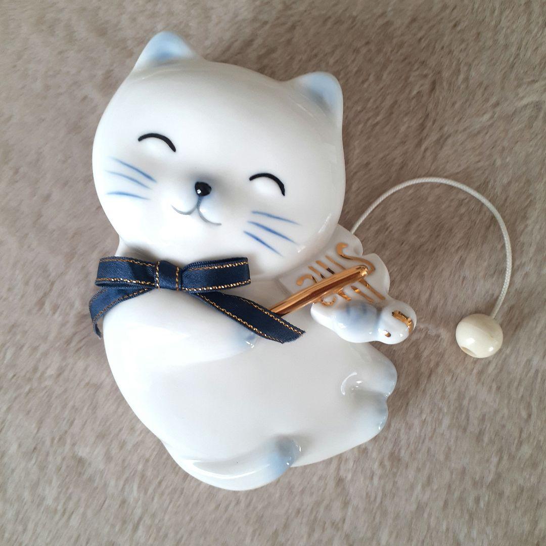 陶器製 猫のオルゴール 壁掛け 日本製 - メルカリ