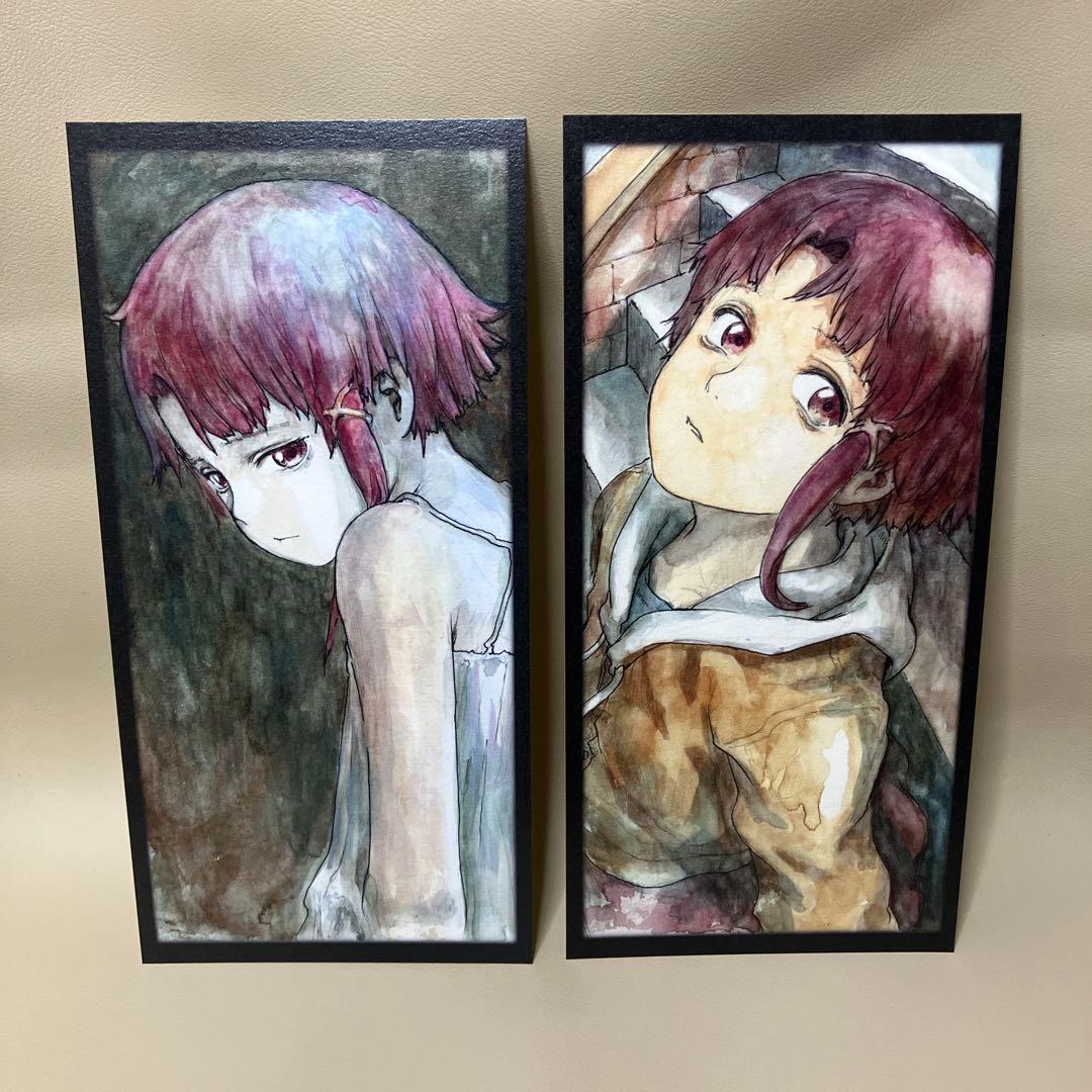 serial experiments lain 常影画廊小図録 7 イラスト集 - メルカリ