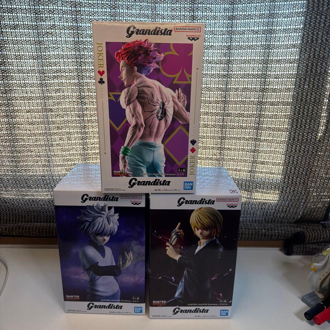 hunter×hunter グランジスタ キルア＆ヒソカ＆クラピカ 3個セット