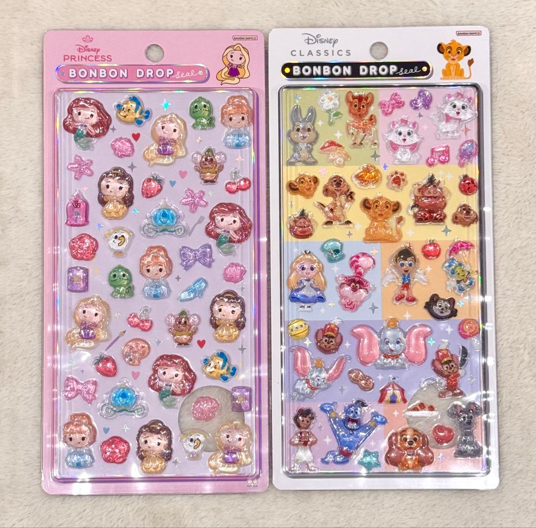 正規品】ボンボンドロップシール ディズニープリンセス クラシック 2
