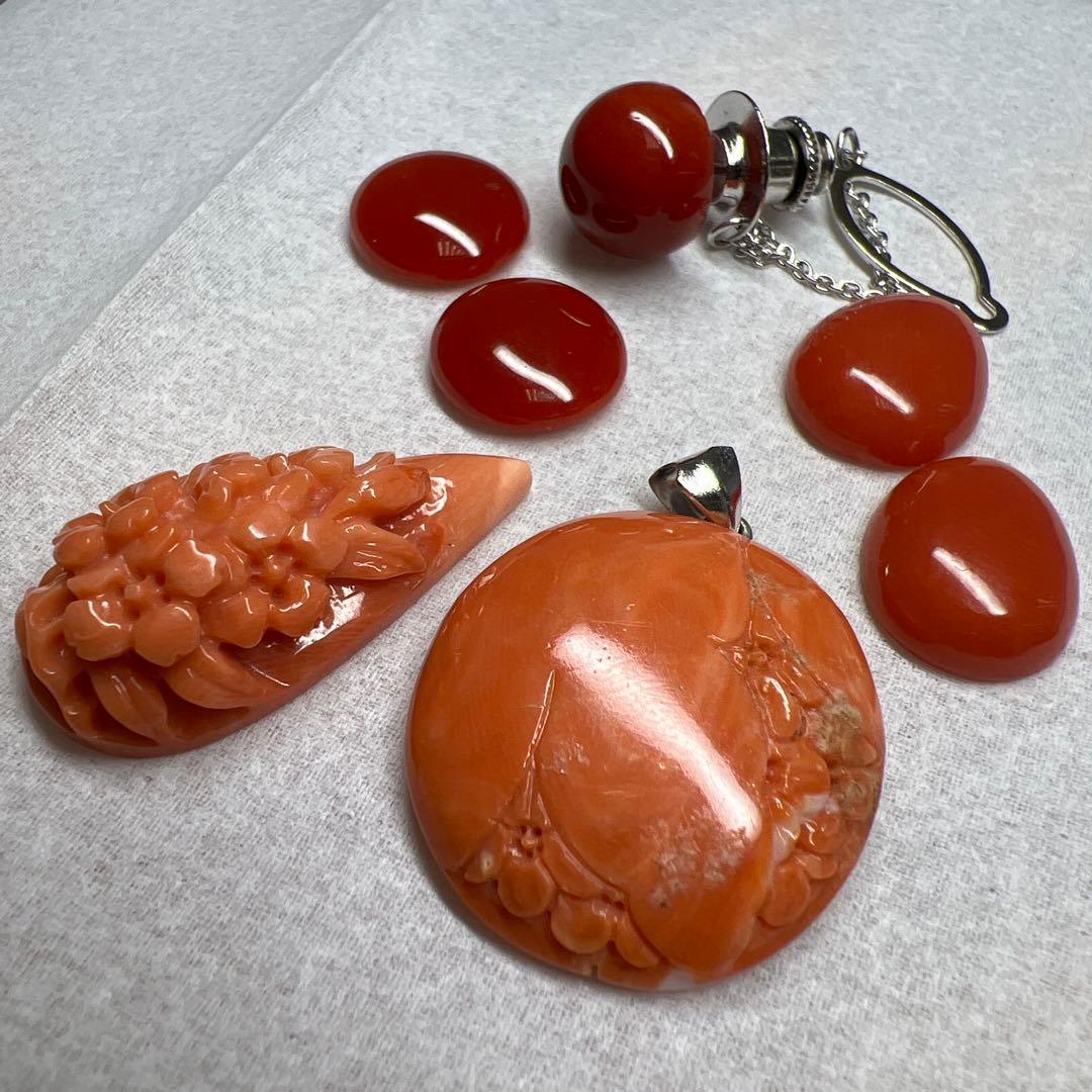 本血赤珊瑚　アクセサリー　色々 19g 東K7-1209☆2F Blood Coral K18血赤珊瑚リング (NO.48044) – JEX宝石ギャラリー