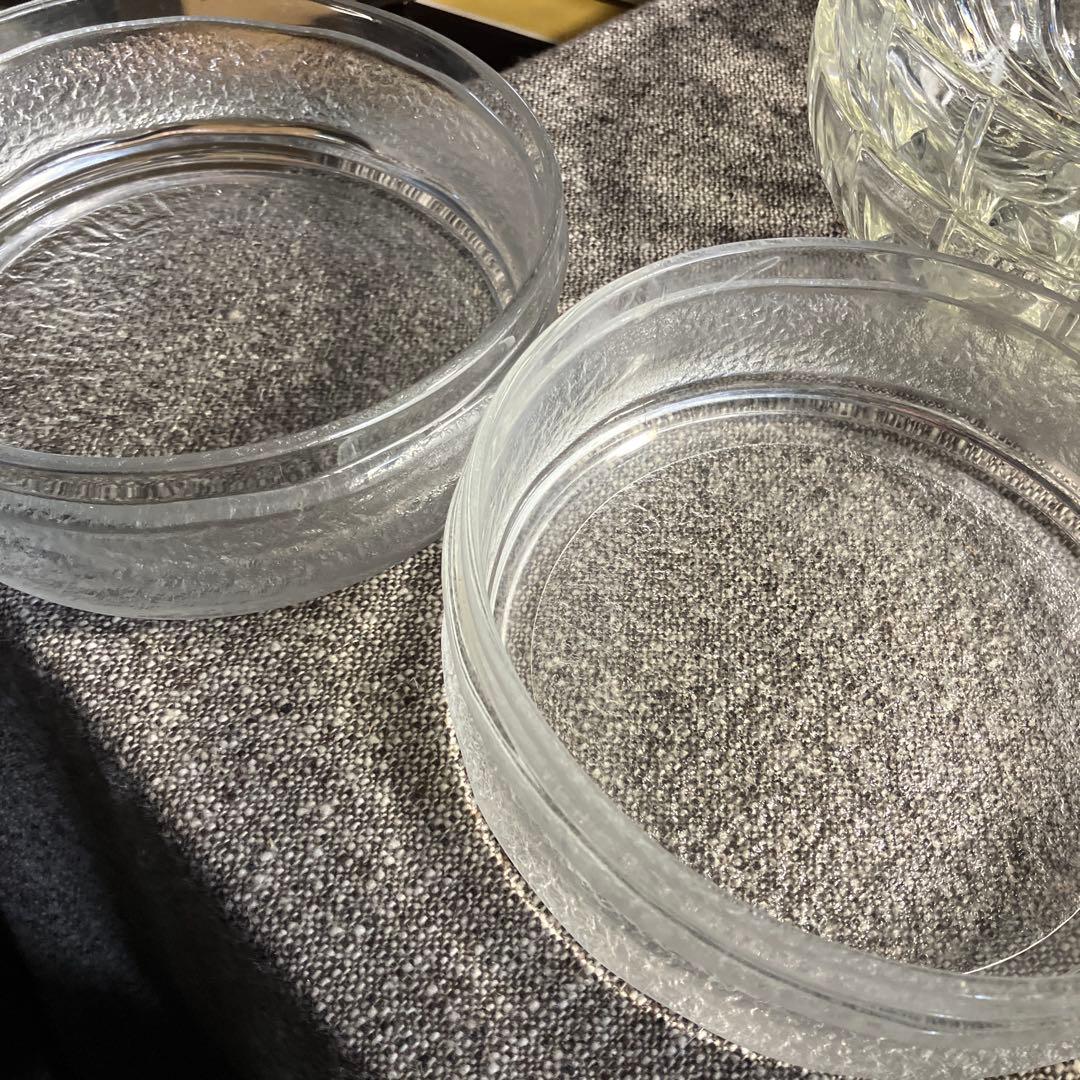 昭和レトロ ガラス製 ガラス食器セット ボウル 皿 鉢 小皿 まとめ売り