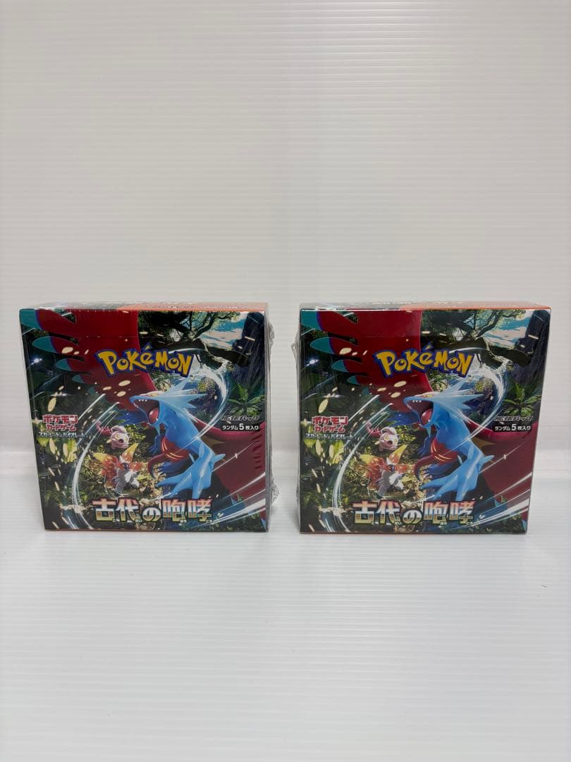 ポケモンカードゲーム 古代の咆哮 2BOX 未開封シュリンク付き - メルカリ