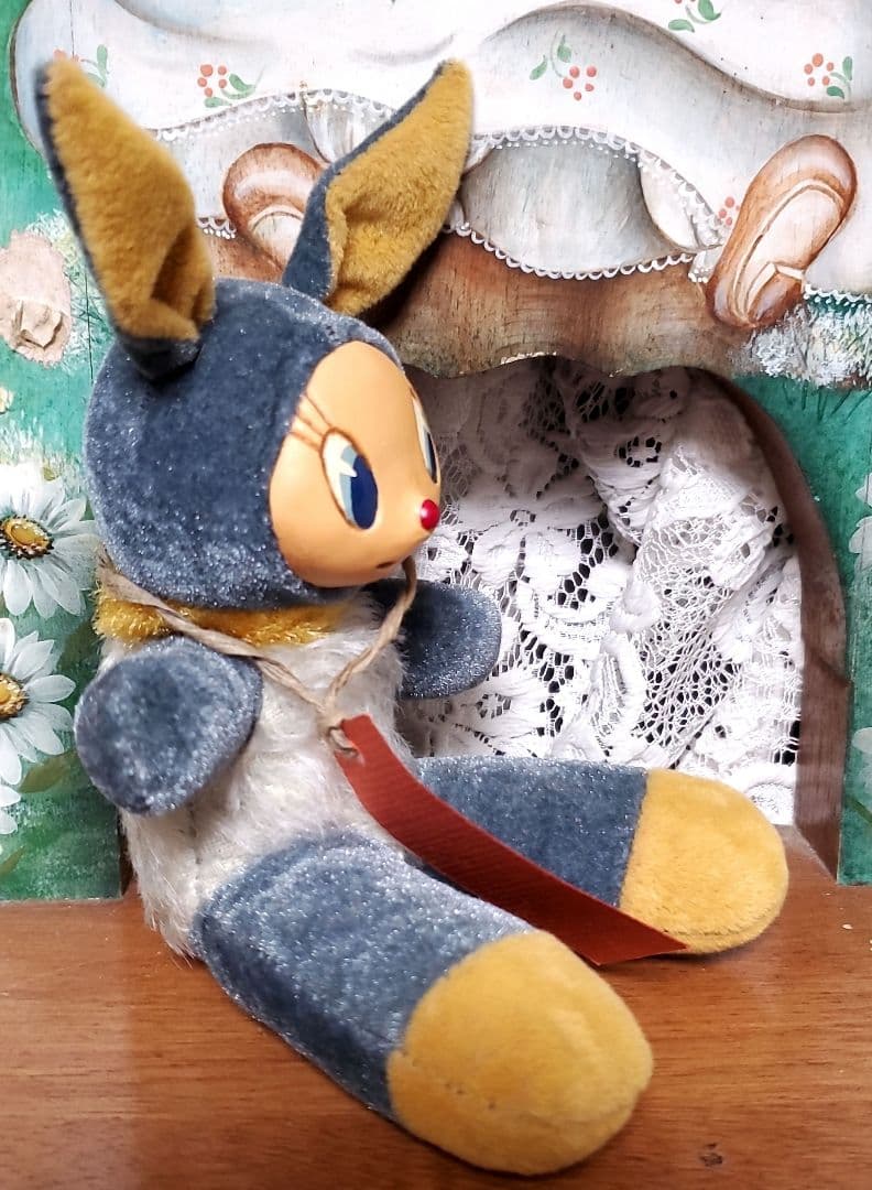 2001年制作Pocket Face-Kunブルーうさぎ 大塚勝俊ハンドメイド