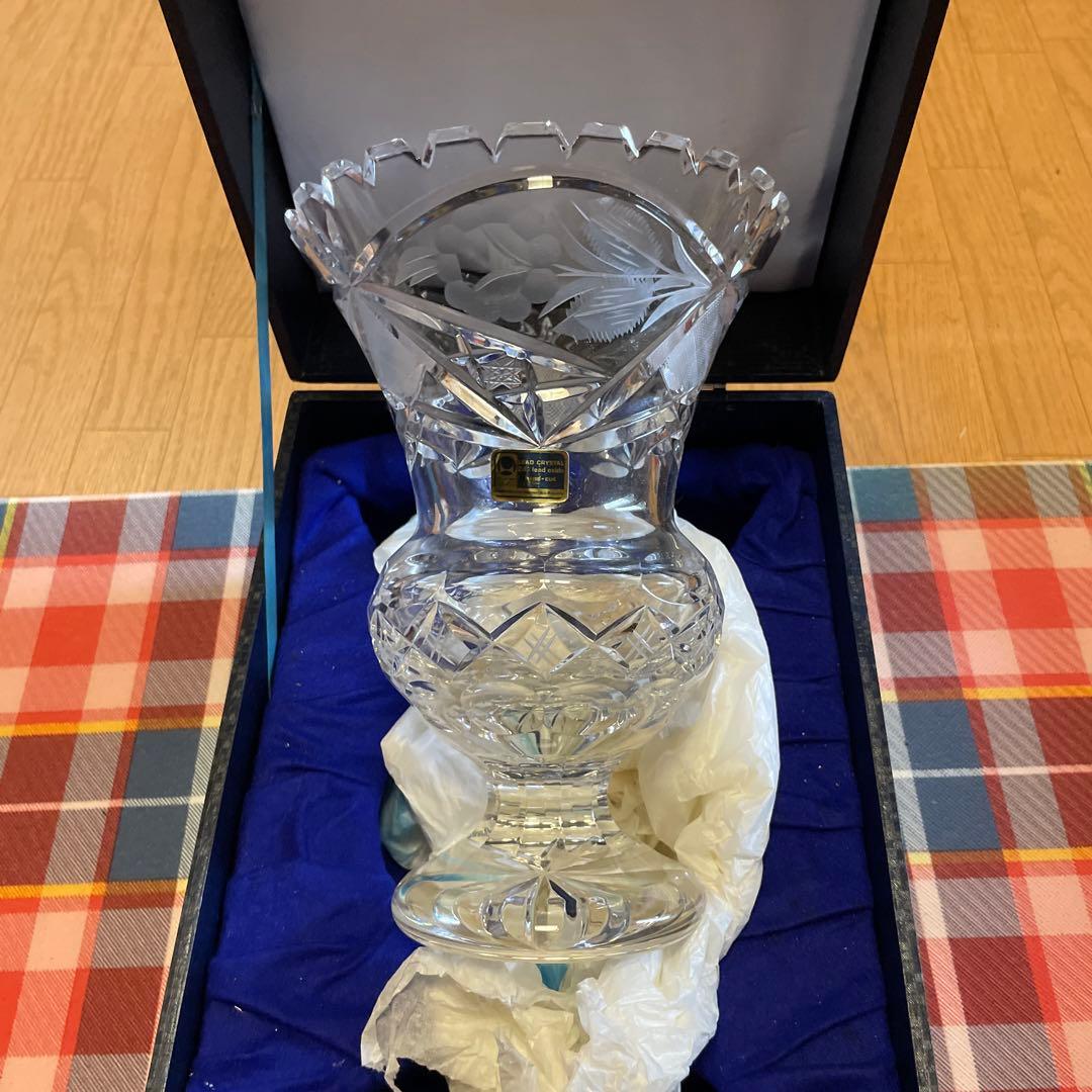 レア品　希少価値　東ドイツLAUSITZER GLAS クリスタル　花瓶　新品 2026年最新】LAUSITZER 花瓶の人気アイテム - メルカリ