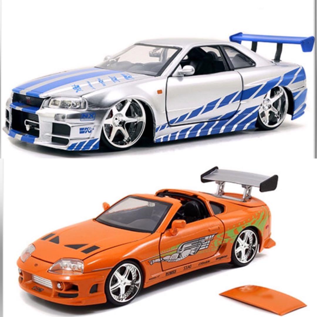 jada toysワイルドスピード ブライアンセット Jada JADATOYS 1/24 ワイルドスピード ブライアン ミニカー 2台 セット