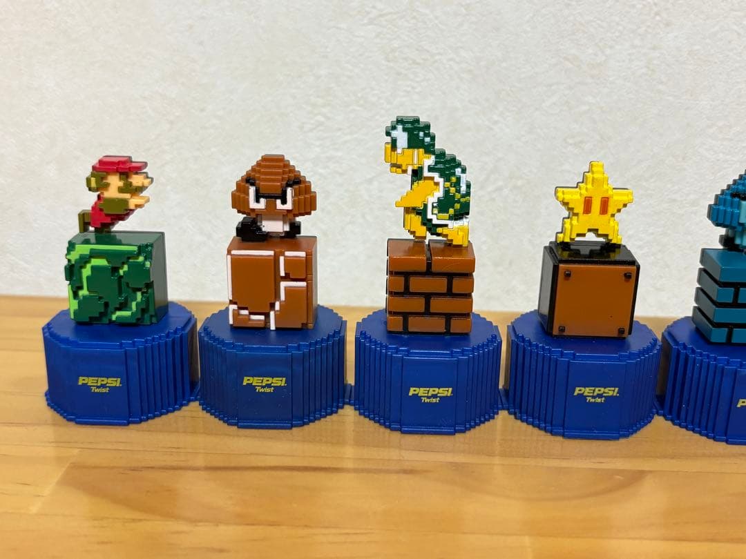 ペプシ スーパーマリオブラザーズ ボトルキャップ 7種 8個セット