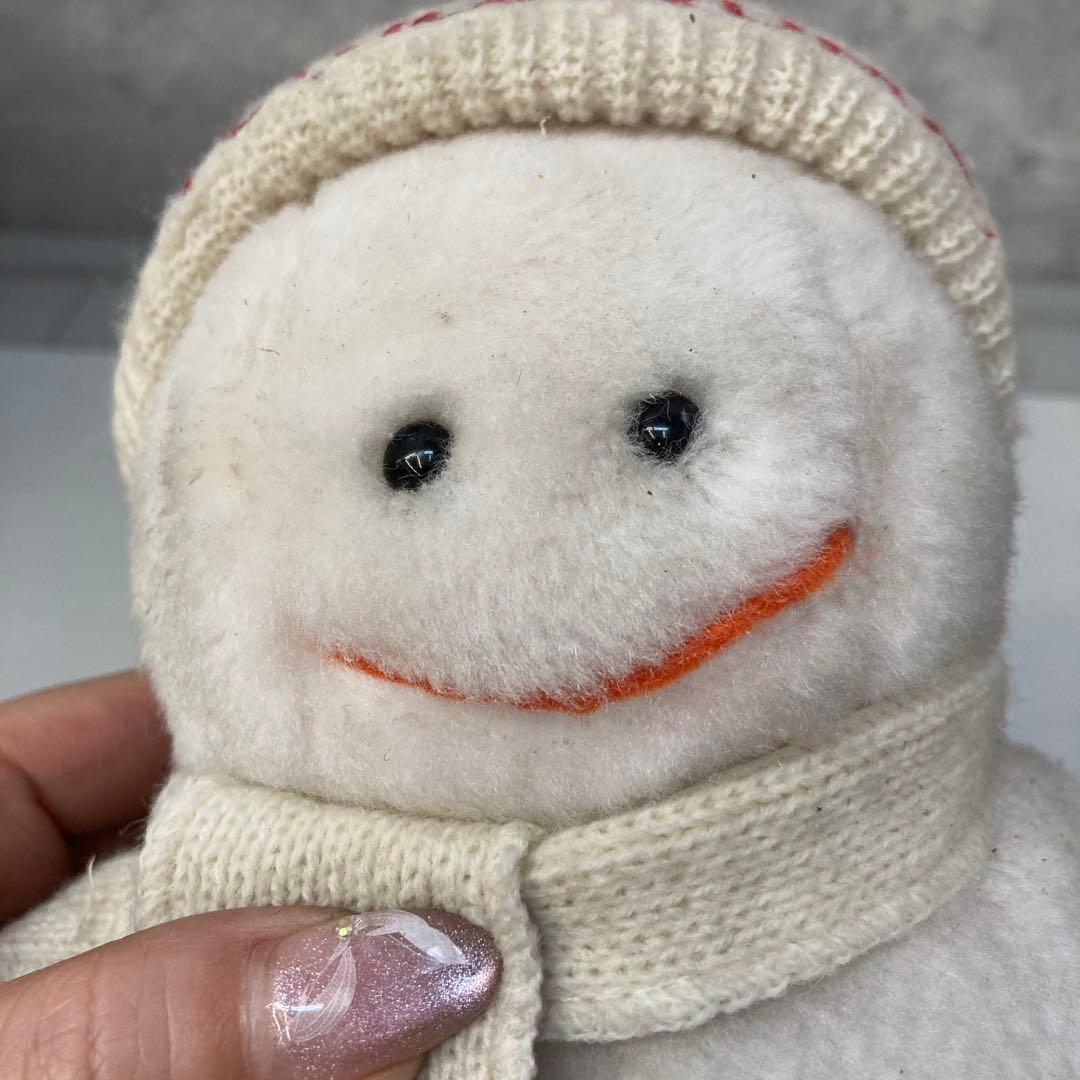シナダ YUKIDARUMA 雪だるま ぬいぐるみ 人形 アトリエトヨコ レトロ