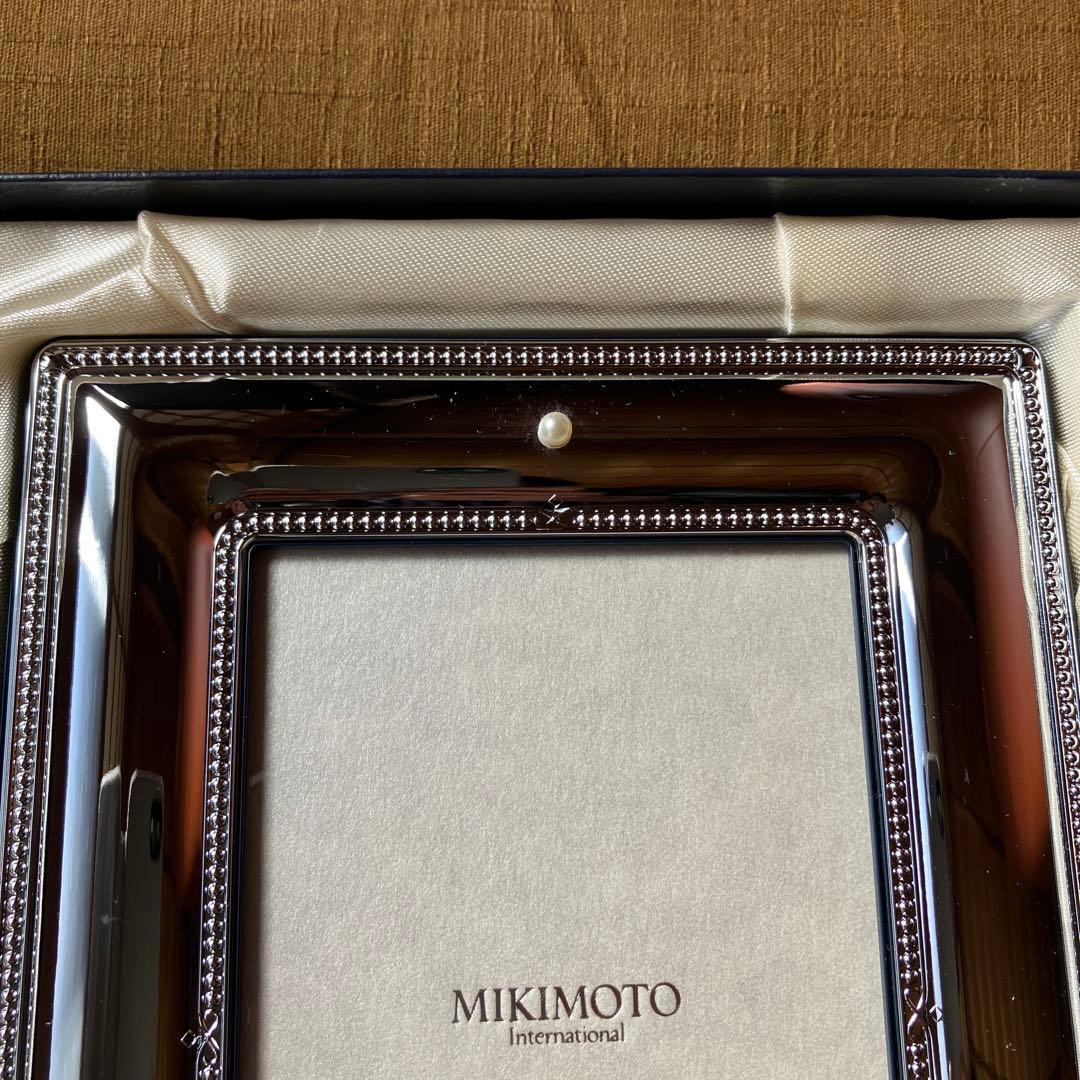 MIKIMOTO ミキモト フォトフレーム シルバー＆パール 写真立て 2014