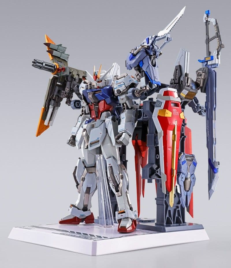 L BUILD ストライク+ストライカー3点セット ROBOT魂 ＜SIDE MS＞ AQM/E-X01 エールストライカー＆エフェクト