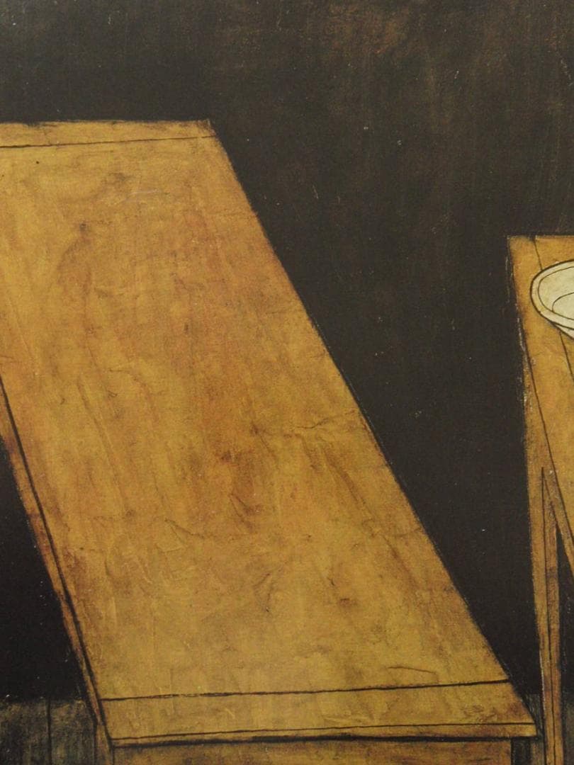 ベルナール・ビュッフェ【Deux tables】希少な額装用画集より、厳選