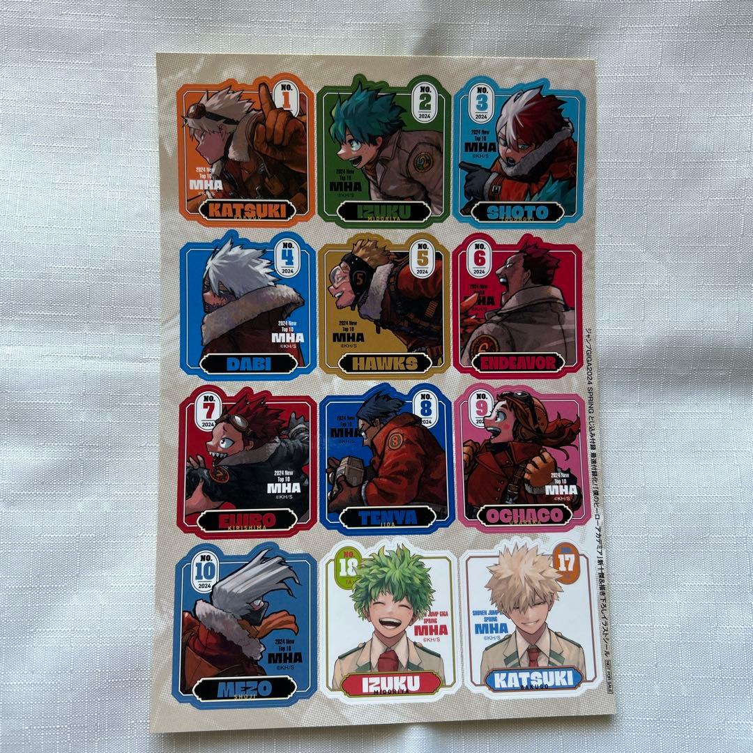 ヒロアカ ジャンプGIGA 全サ アクスタ 付録 コースター - メルカリ