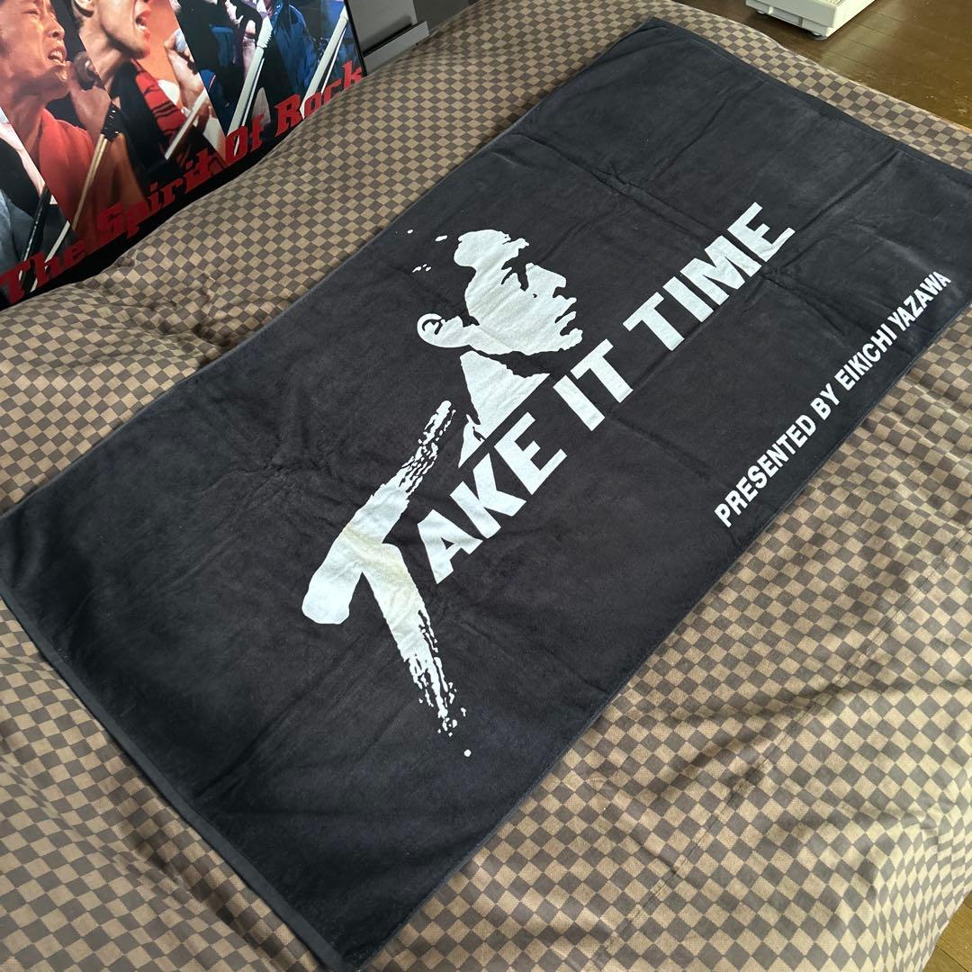 矢沢永吉　TAKE IT TIME ビーチタオル 矢沢永吉 TAKE IT TIME スペシャルビーチタオル SBT 復刻版｜Yahoo