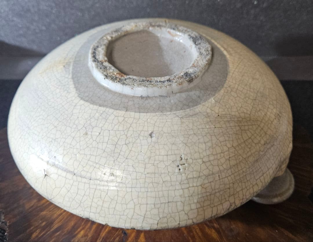 李朝古美術 韓国古陶磁器 李朝 粉青沙器 鉄絵 唐草