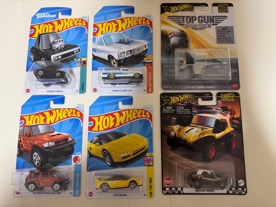 まとめ売り ホットウィール ミニカー 6台セット - メルカリ