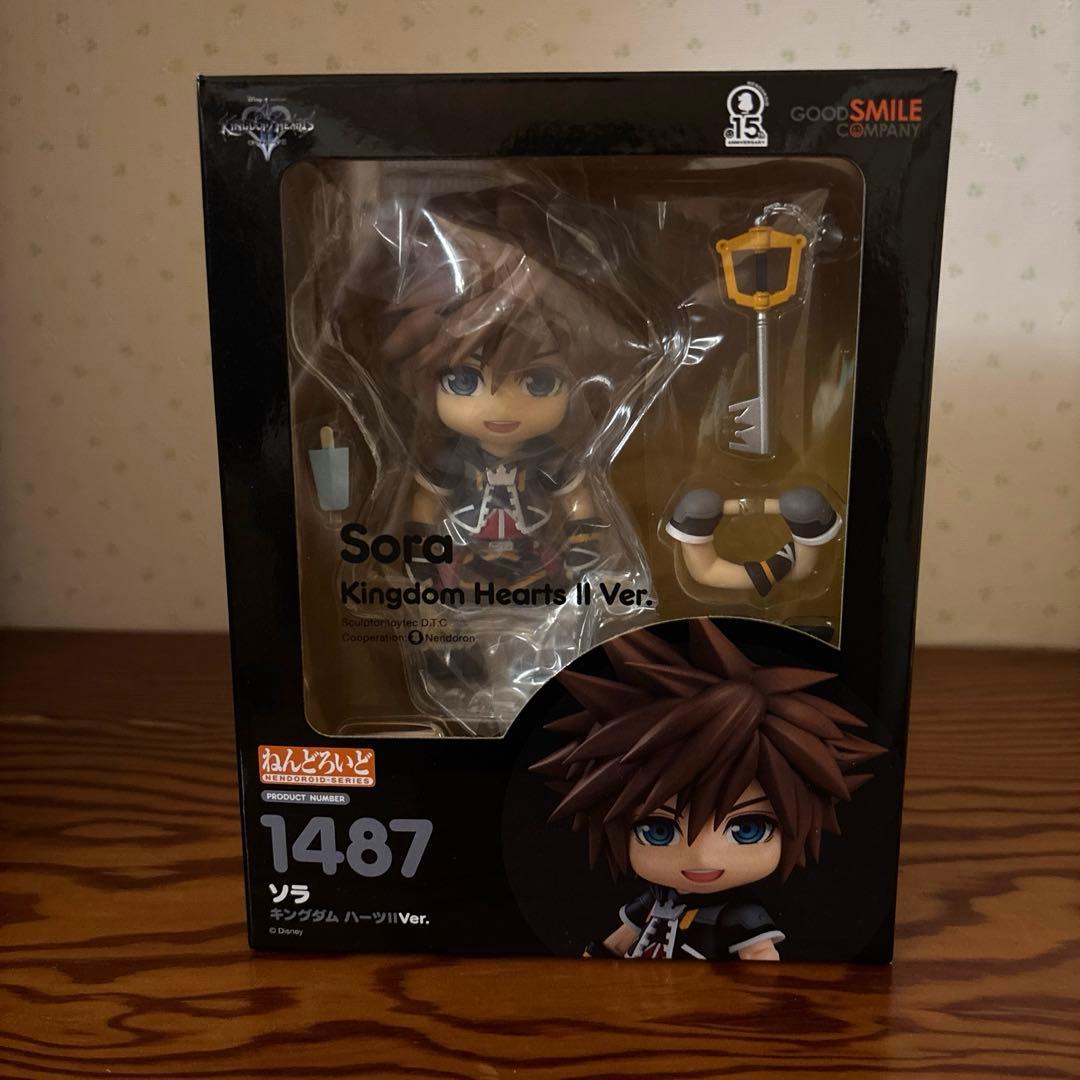 ねんどろいど　キングダムハーツII ソラ 各2種類のキーブレードが付属！ 「キングダムハーツ」より、ソラとリク