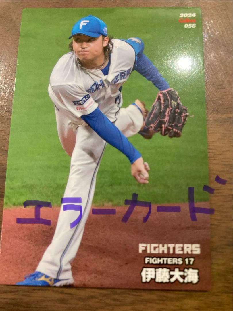 プロ野球チップス2024年代2弾 エラーカード - メルカリ